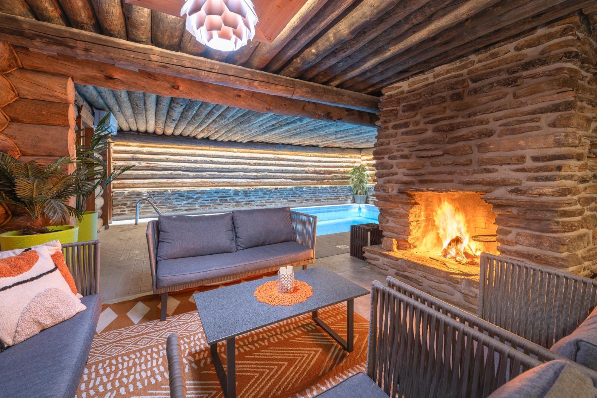 Kuukkeli Log Houses Aurora Resort Saariselka Luaran gambar