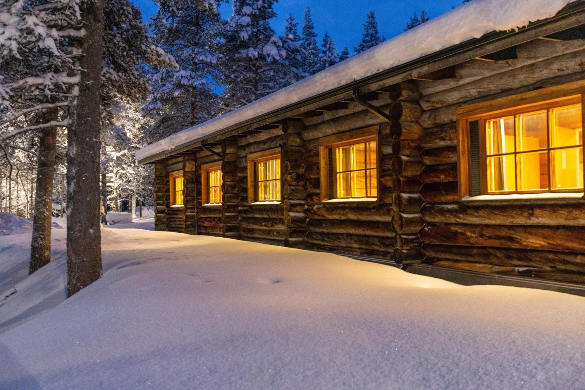 Kuukkeli Log Houses Aurora Resort Saariselka Luaran gambar