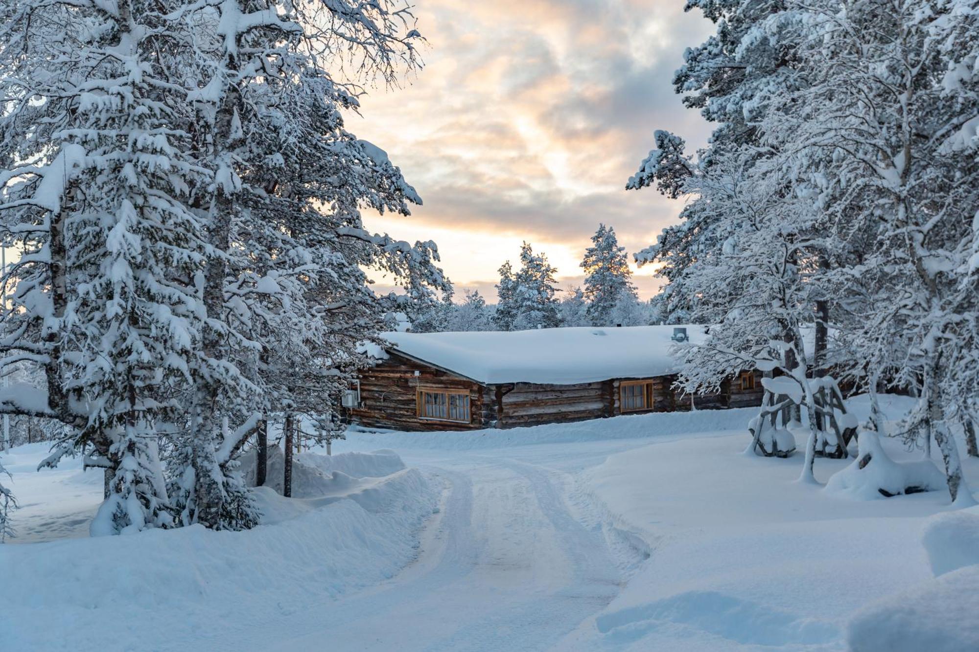 Kuukkeli Log Houses Aurora Resort Saariselka Luaran gambar