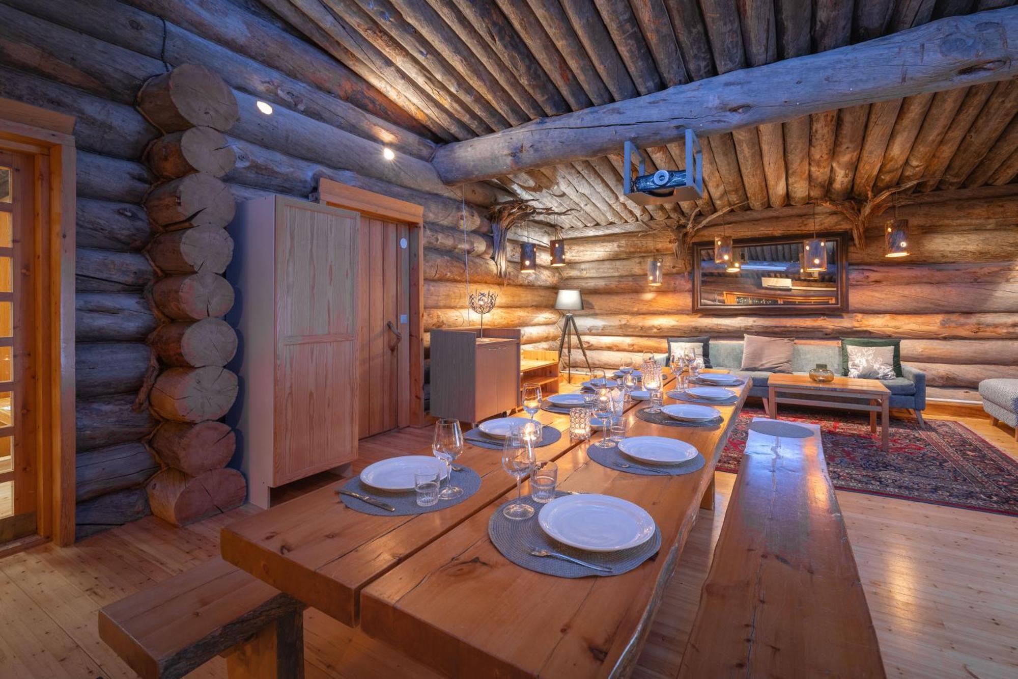 Kuukkeli Log Houses Aurora Resort Saariselka Luaran gambar
