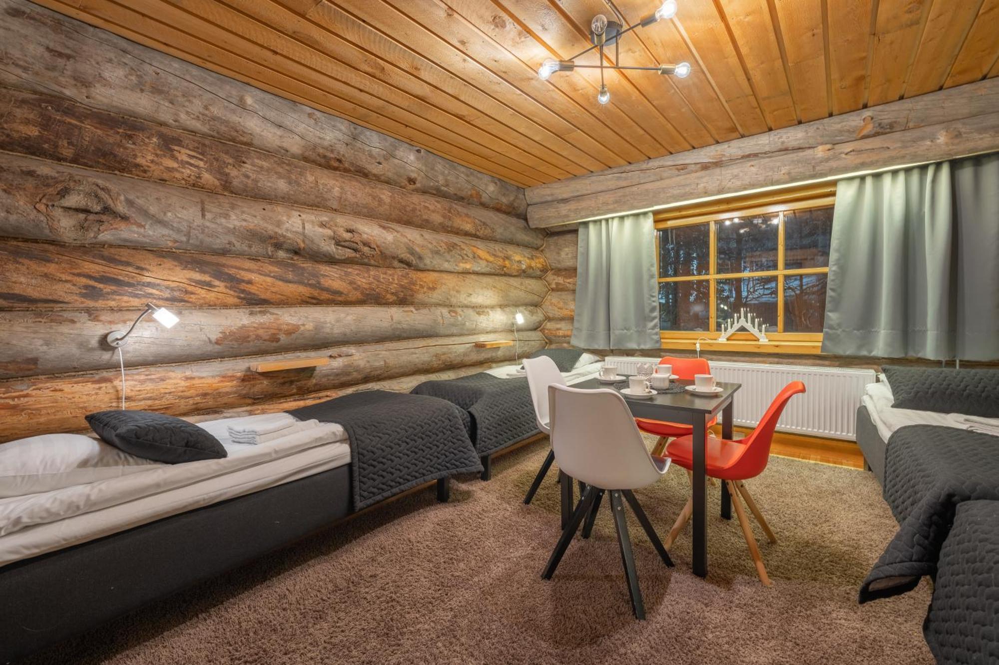 Kuukkeli Log Houses Aurora Resort Saariselka Bilik gambar