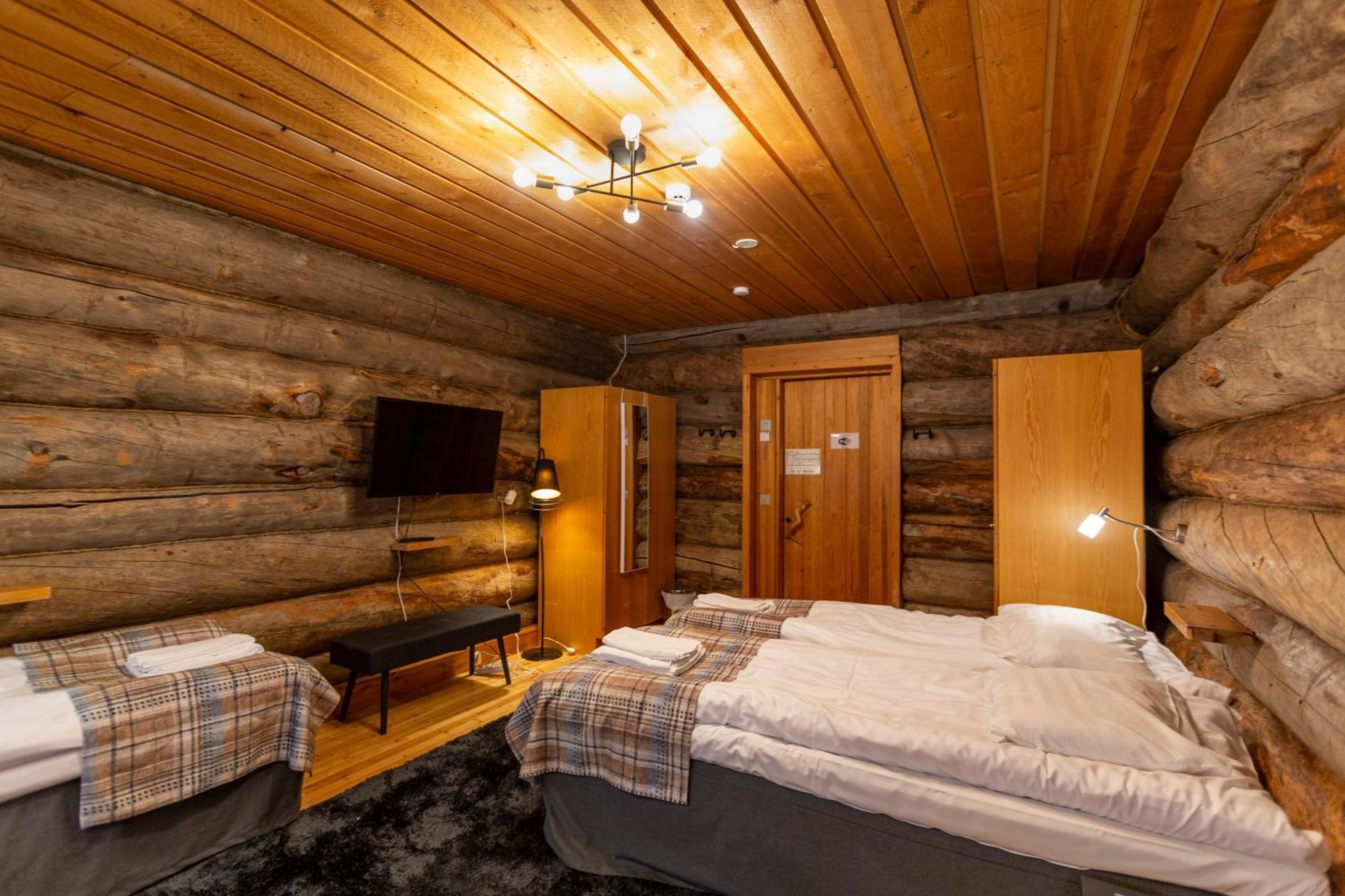Kuukkeli Log Houses Aurora Resort Saariselka Bilik gambar