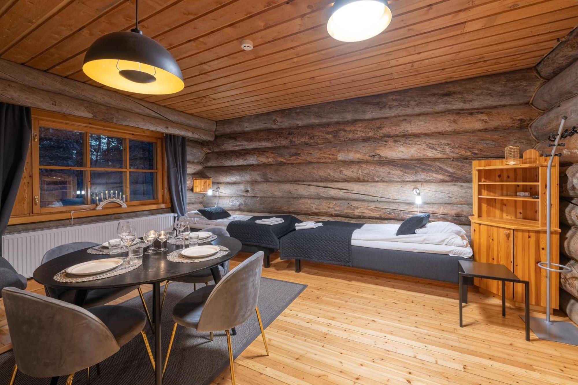 Kuukkeli Log Houses Aurora Resort Saariselka Bilik gambar