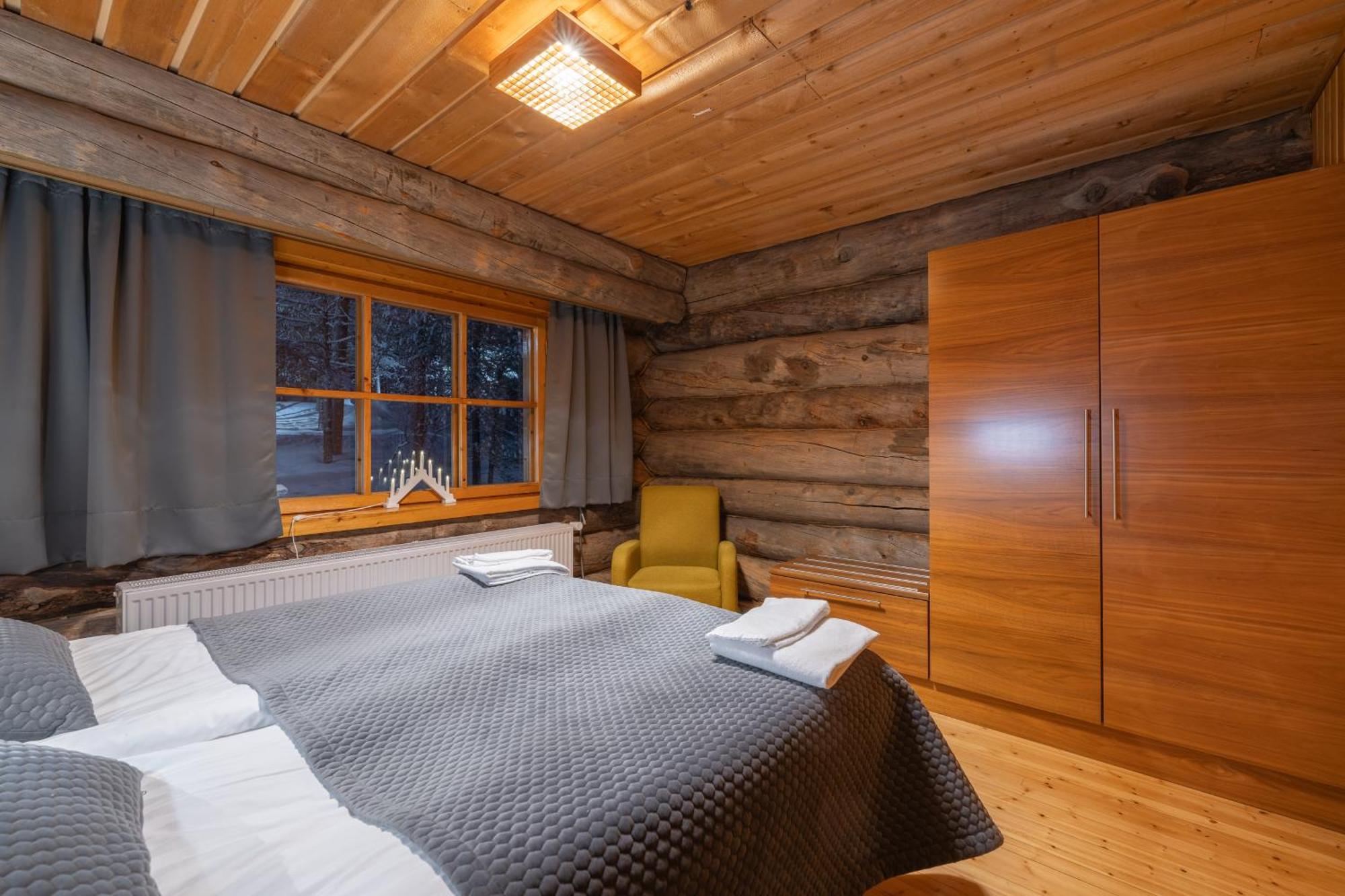Kuukkeli Log Houses Aurora Resort Saariselka Bilik gambar