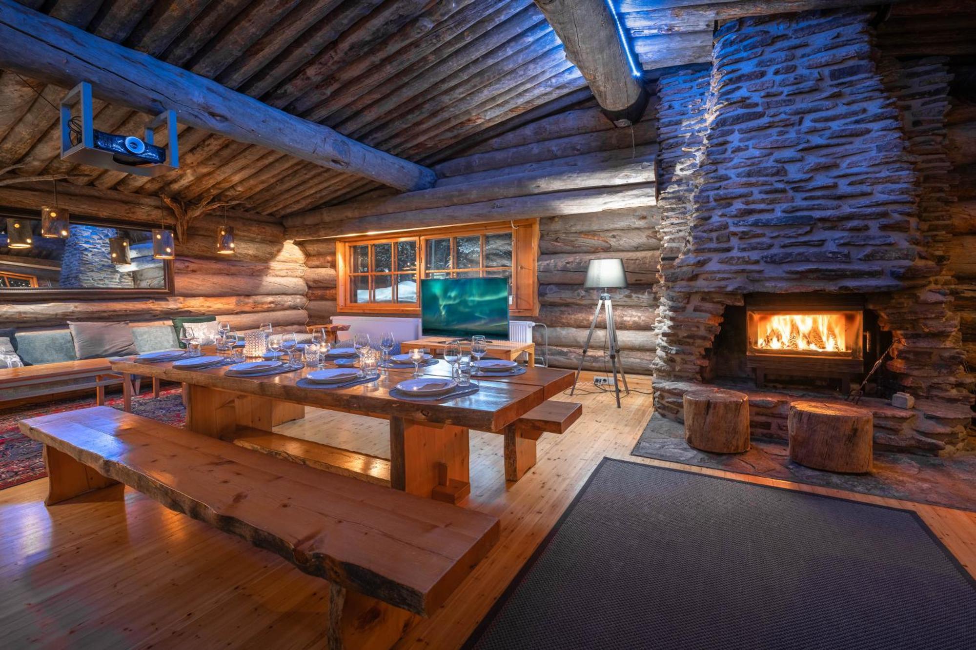 Kuukkeli Log Houses Aurora Resort Saariselka Luaran gambar